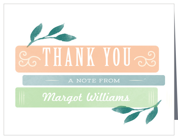 Our Little Library Baby Shower Thank You Cards show family and friends how much you appreciate their support and presence on your special day.