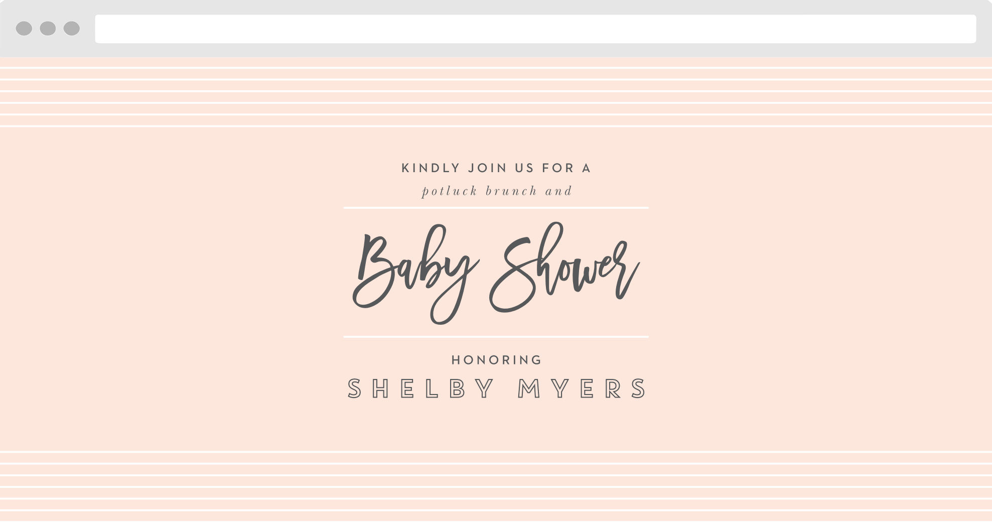 100 Free Baby Shower Websites Match Your Colors & Style! Basic Invite