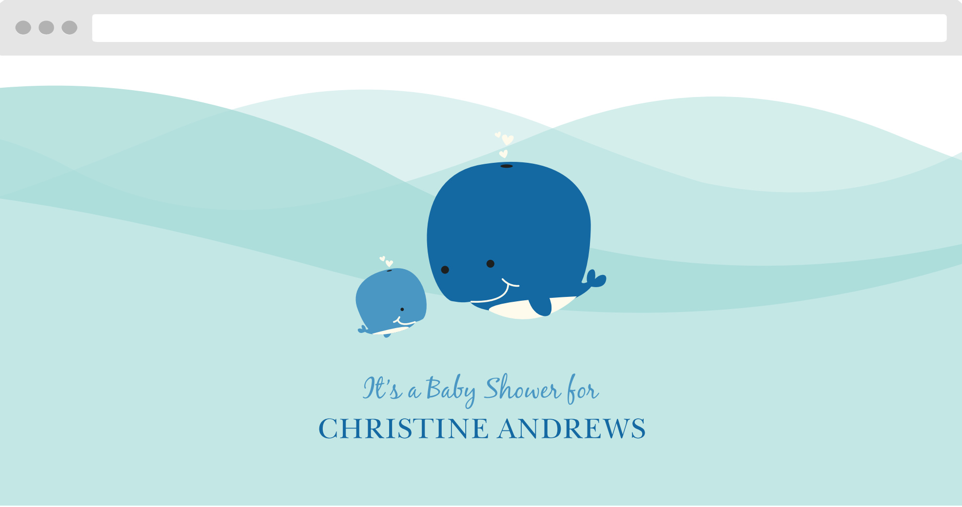 100% Free Baby Shower Websites | Match Your Colors & Style! - Basic Invite