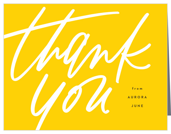 Thank your party guests for attending by sending out our Let's Party First Birthday Thank You Cards!