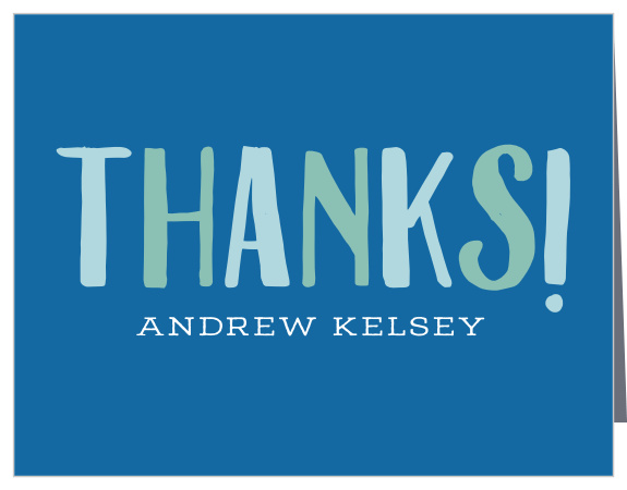 Thank your party guests for attending by sending out our Painted One First Birthday Thank You Cards!