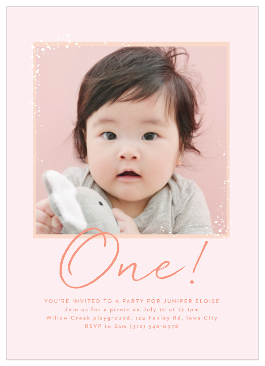 Your child's first birthday ever is a big deal! Our First Confetti First Birthday Invitations are perfect for the occasion!