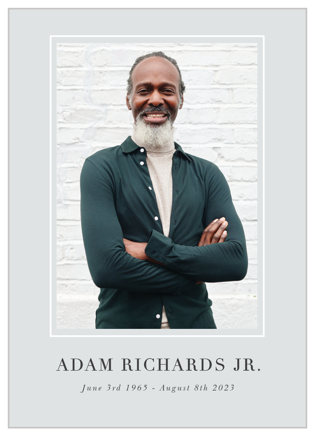 Basic Frame Memorial Programs