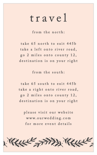 Assist your guests in navigating their way to your event, with our Perfectly Personalized Direction Cards!