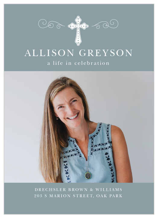 Allow the portrait of your respective departed speak the loudest, using our Blessed Cross Memorial Programs.