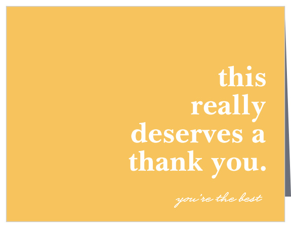 Our Party Deserved First Birthday Thank You Cards are the perfect, simple design to show your appreciation for all the party guests!