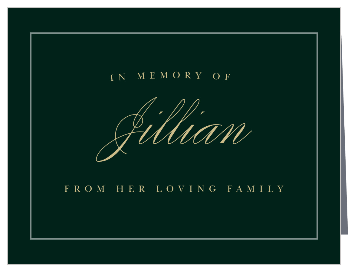 Home in Heaven Memorial Thank You Cards
