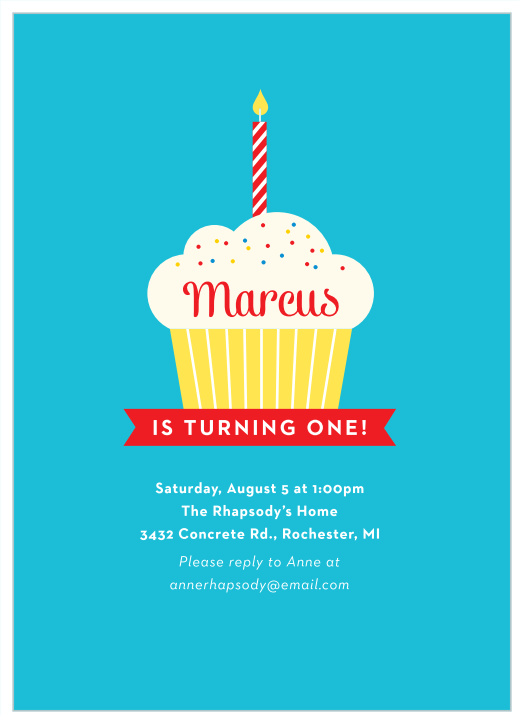 Our Icing Name First Birthday Invitations are a perfect way to surround your little one with family and friends to celebrate their big day!