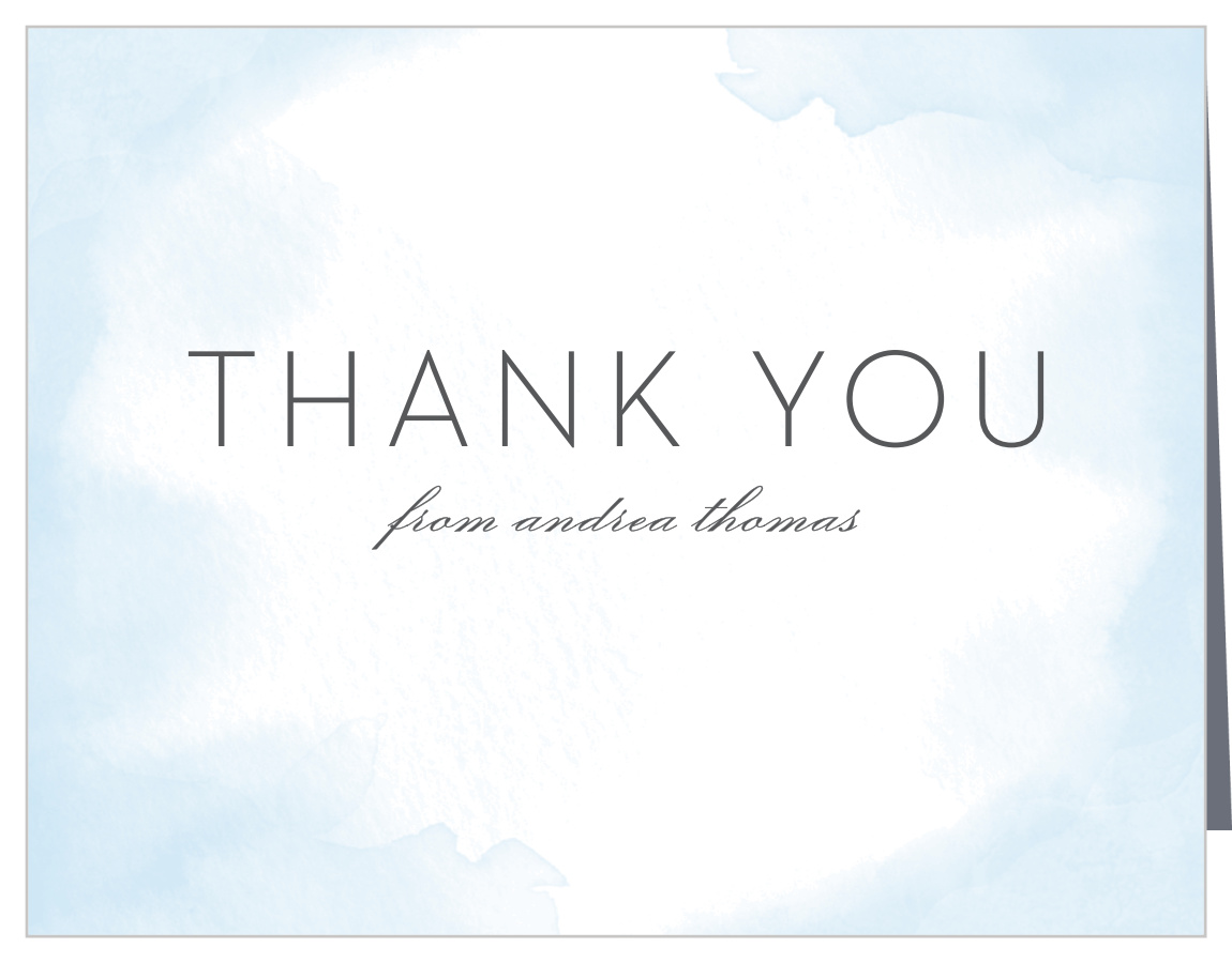 Blue Sky Memorial Thank You Cards