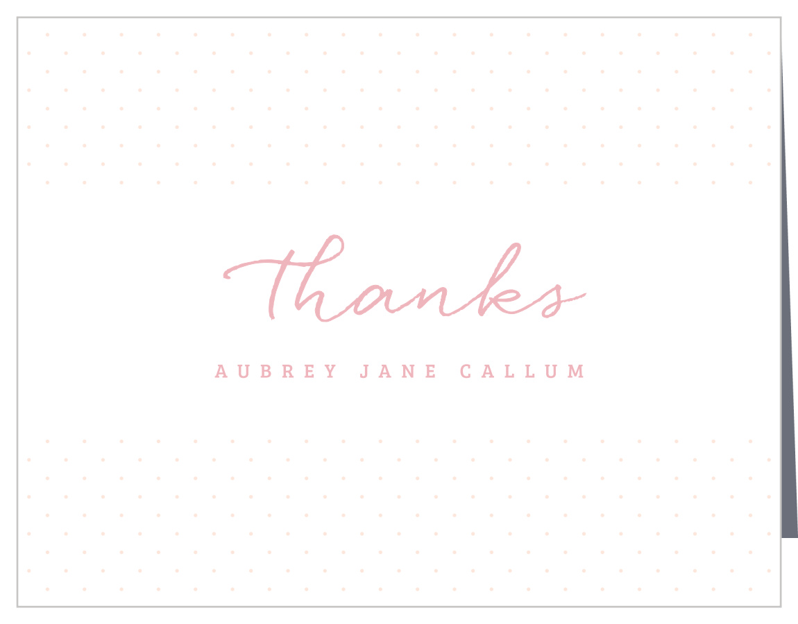 Sweet Field First Birthday Thank You Cards
