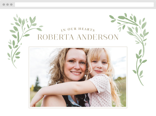 Green Leaves Memorial Website