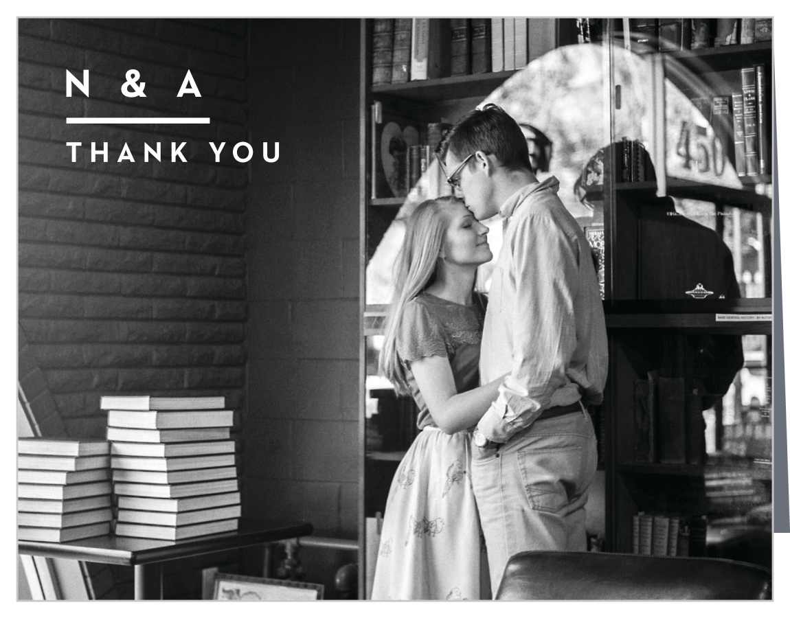 Perfectly Stacked Wedding Thank You Cards