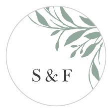 Seal envelopes or gift family and friends with a memento of your special day with our Rustic Sketch Wedding Stickers.