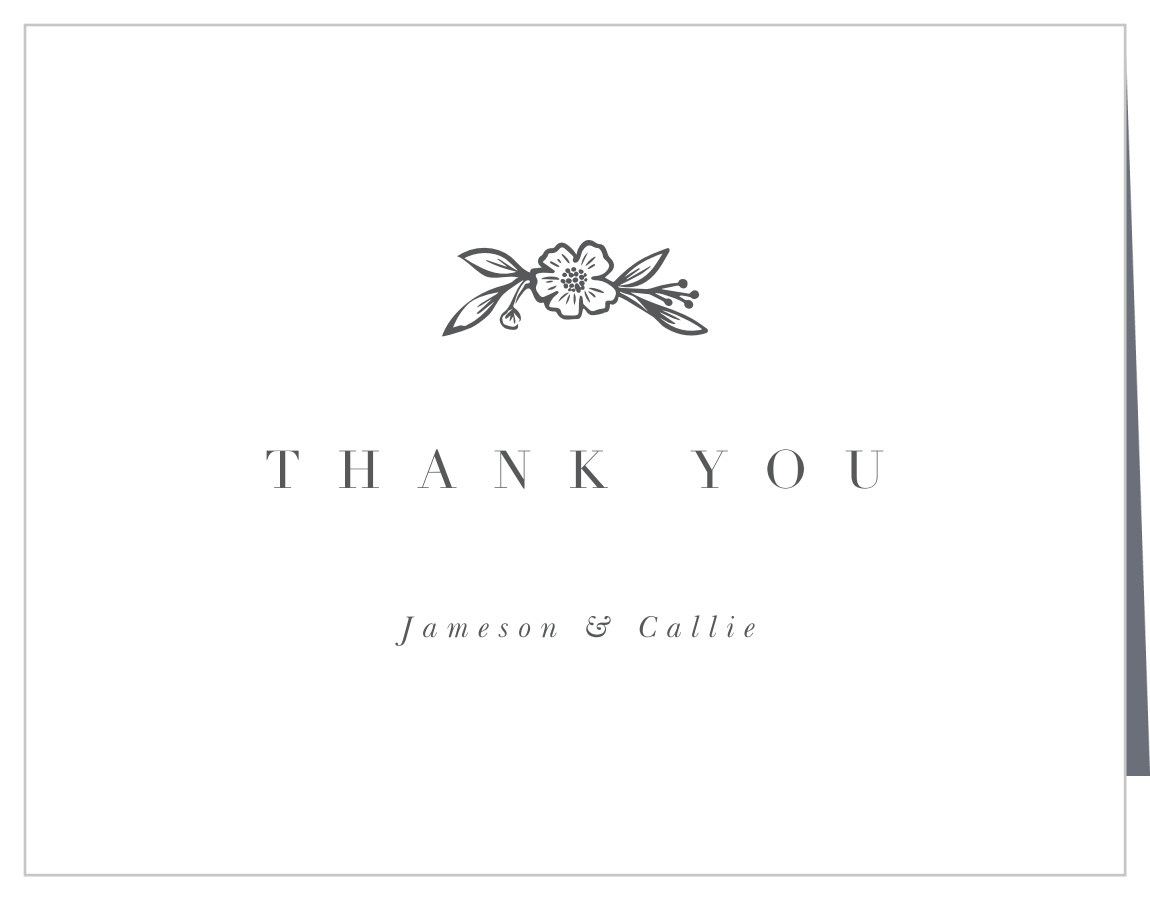Mallow Ampersand Wedding Thank You Cards