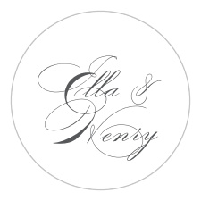 Allow our All Script Wedding Stickers to serve as the cherry-on-top to your wedding suite!