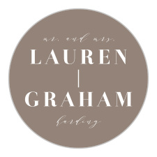 Add our Lined Up Wedding Stickers to your special day as a fun and playful gift or used to seal your invites!