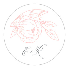 Don't forget to add our Fine Florals Wedding Stickers to your wedding suite!