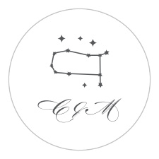Our Classic Constellation Wedding Stickers are the perfect finishing touch to any wedding stationery set!