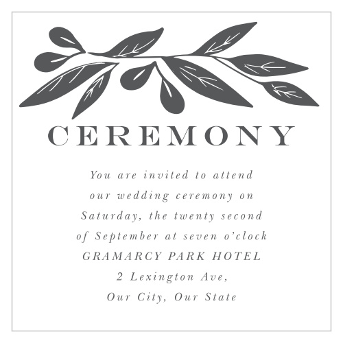 Invite your guests to a pre-wedding meal, using our Blooming Love Rehearsal Cards!