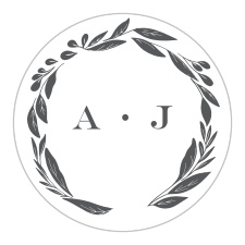 Seal all outgoing envelopes with our lovely Blooming Love Wedding Stickers!