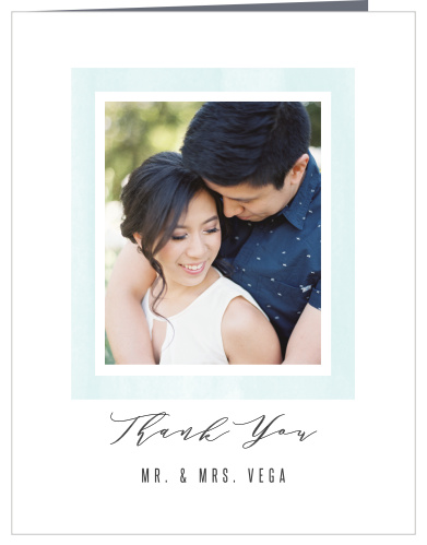 The presence and support of loved ones on your special day meant a lot to you, show them your appreciation with our Nautical Anchor Wedding Thank You Cards.