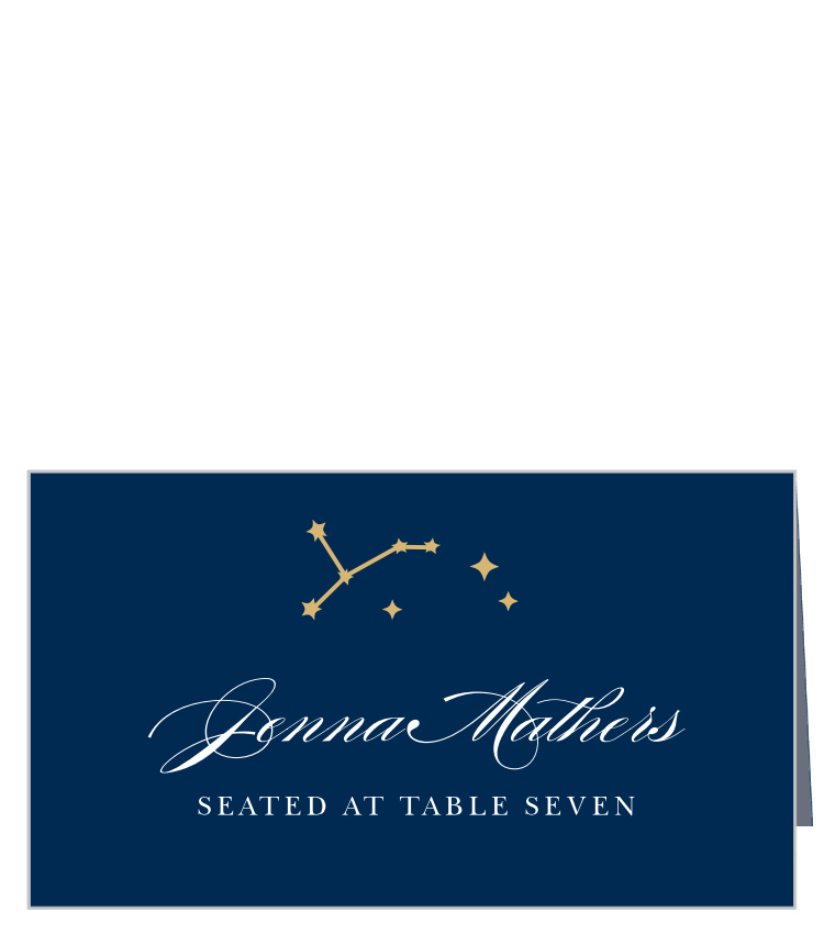 Classic Constellation Foil Place Cards