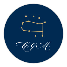 Our Classic Constellation Foil Wedding Stickers are the perfect finishing touch to any wedding stationery set!