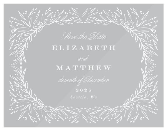 Our Framed Love Save the Date Cards are the perfect way to make sure your out of town guests are able to make your big day!