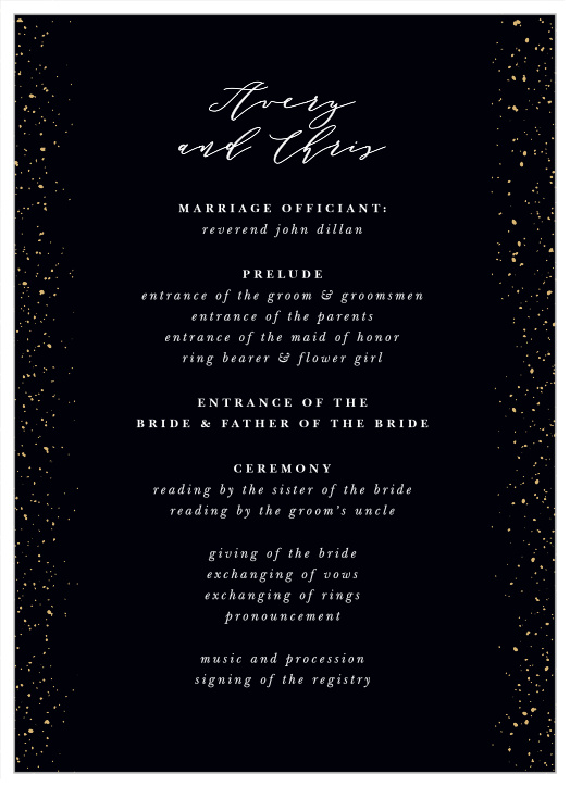 Stunning Stardust Clear Wedding Invitations by Basic Invite