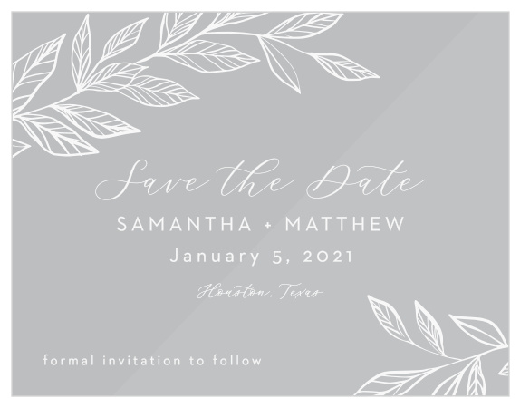 Save The Date Postcard – Here and There Weddings
