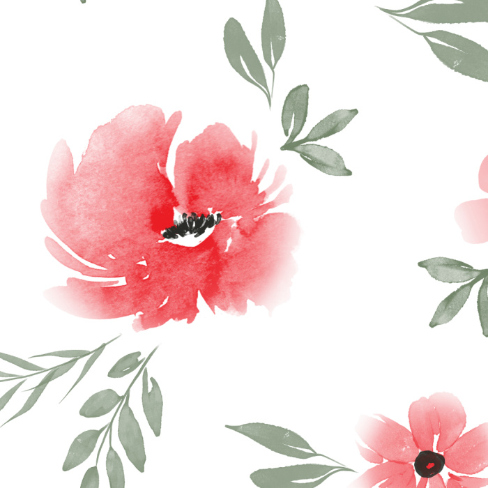 Create the dream room you've always wanted with our Water Rose Peel And Stick Removable Wallpaper.