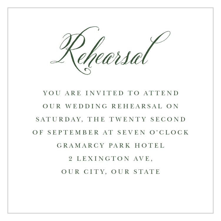Greenery Leaves Rehearsal Cards