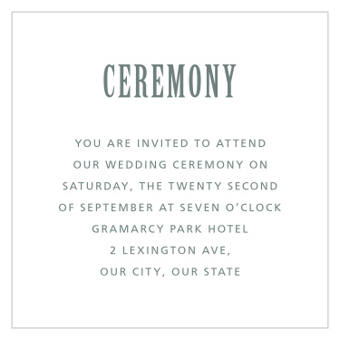 Share your wedding information in rustic beauty with our Rustic Flowers Ceremony Cards.