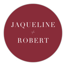 Seal envelopes or gift friends and family with a memento of your special day with our Handdrawn Frame Wedding Stickers.