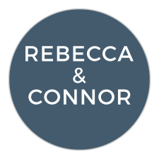 Share your wedding information in minimalist style with our Modern Stack Wedding Stickers.