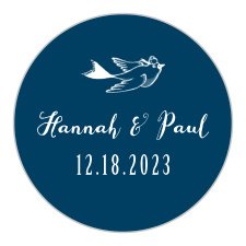 Seal every stationery pocket and mailed envelope, with our quirky Anchors Away Wedding Stickers!