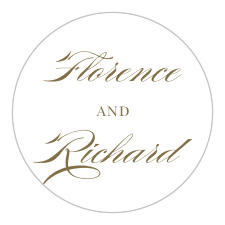 Our Classic Damask Wedding Stickers are the perfect detail to any wedding suite!