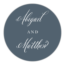 Share your wedding information in exquisite style with our Elegant Chandelier Wedding Stickers.