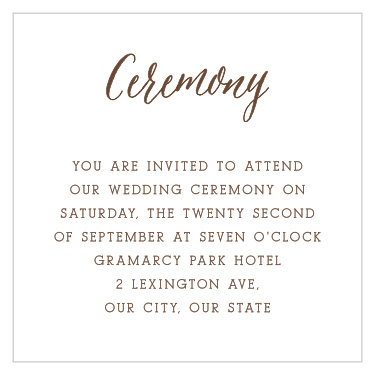 Make sure your loved ones know that they are invited to witness your most anticipated moment, with our simple Lantern Lights Ceremony Cards!