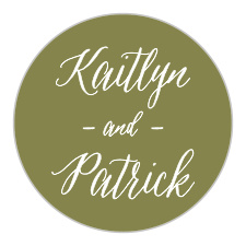 Seal envelopes or gift family and friends with a memento of your special day with our Chalkboard Inscription Wedding Stickers.