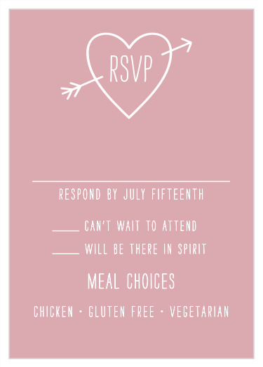 Use our sweet Love Struck Response Cards to easily gather the guestlist for your event!