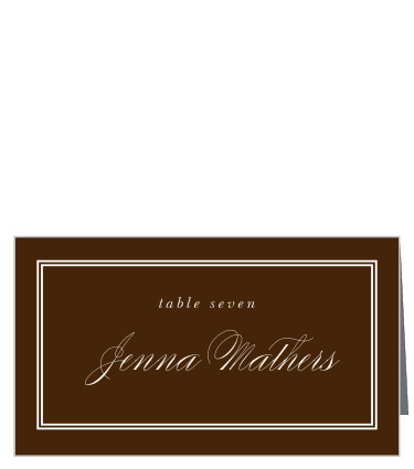 Our Sheer Overlay Place Cards are perfect for easily organizing your guests during your event!
