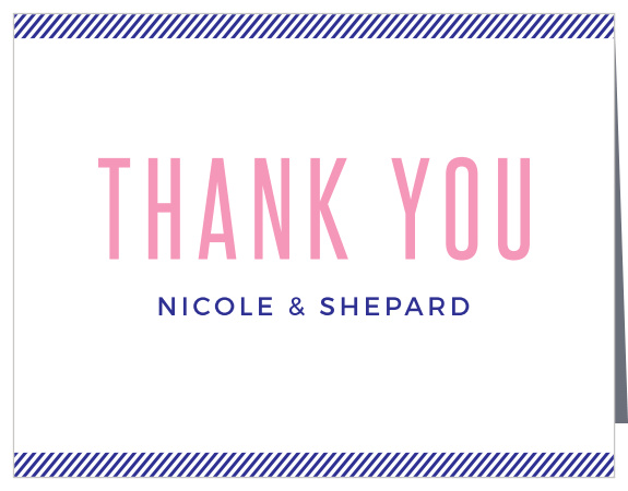 Show your deepest appreciation for your guests with our Masterly Charm Wedding Thank You Cards!