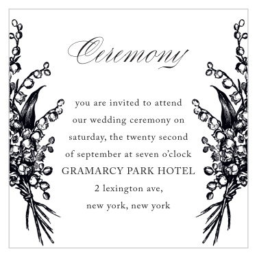 Make sure your loved ones know that they are invited to your most special moment, with our Elegant Relic Ceremony Cards!