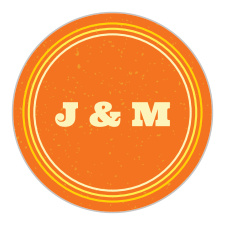 Add a groovy touch to your bridal shower invites with our Retro Colors Bridal Shower Stickers. 