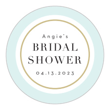 Our Angled Square Bridal Shower Stickers are the perfect detail to any of your stationery suites!