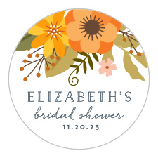 Look no further than our Ribbon Fanatic Bridal Shower Stickers for a sweet, floral detail to add to every outgoing envelope!