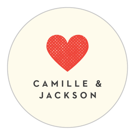 Charming Mustache Bridal Shower Stickers
