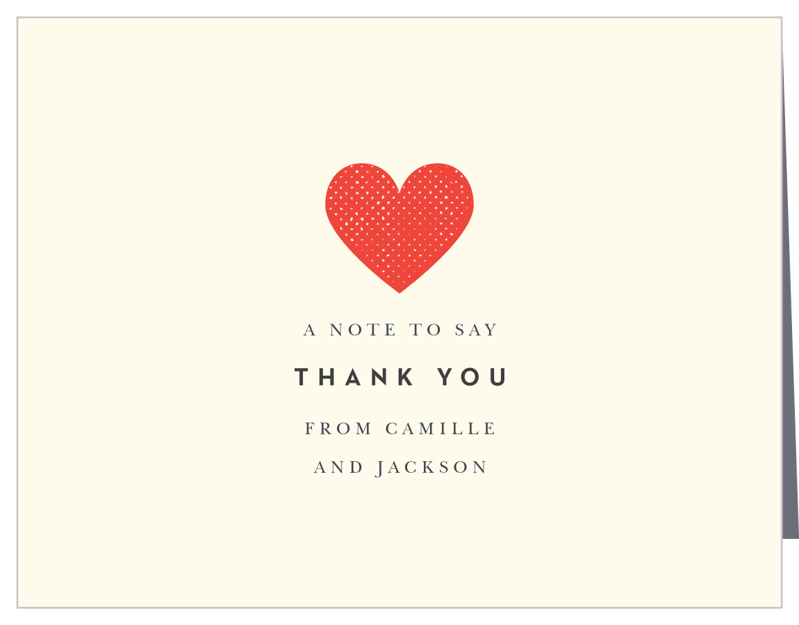Charming Mustache Bridal Shower Thank You Cards