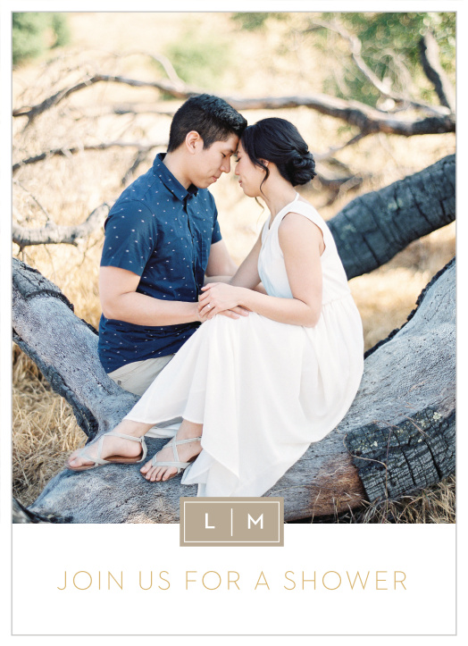 Our Simply Stated Bridal Shower Invitations gather your family and friends together for some pre-wedding fun!